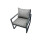 Fimous Fimous Aluminium Lounge Sofa Coffee Table Sets with 4 Stools Dark Grey 5