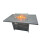 Fimous Fimous 9 Seat Aluminium Gas Fire Pit Table Sets with 4 Stools 2 Side Tables 3