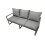 Fimous Fimous 9 Seat Aluminium Gas Fire Pit Table Sets with 4 Stools 2 Side Tables 5