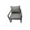 Fimous Fimous 9 Seat Aluminium Gas Fire Pit Table Sets with 4 Stools 2 Side Tables 6