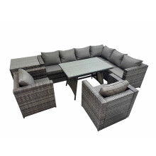 Fimous Patio Furniture Sets with Dining Table 2 Chair Side Table