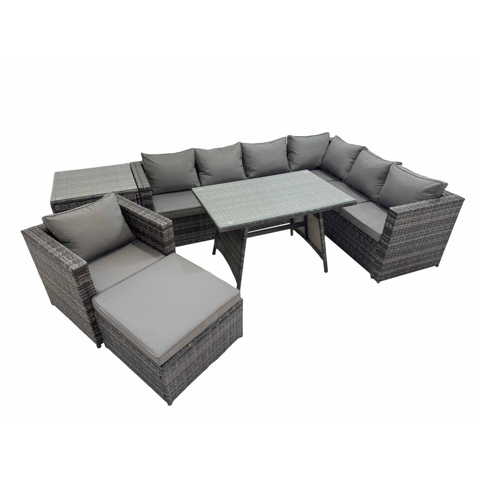 Fimous Patio Furniture Sets With Dining Table Chair Big Stool Side Table