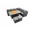 Fimous Fimous 8 Seater Outdoor Corner Sofa Gas Firepit Dining Table Set Dark Grey 1