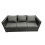 Fimous Fimous Outdoor PE Rattan Sofa Set with with Side Table 3