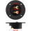 2 Pcs 2 Way Speaker Box Terminal Trays Round Power Speaker Terminal Plates Compression Spring Loaded 2