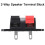 12pcs 2 Way Speaker Terminal Block Speaker Terminal Block Board Connector Speaker Spring Terminal Push Release Type 2