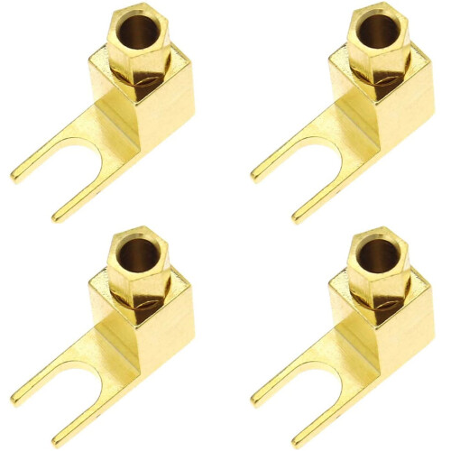 Speaker Cable Connector, Hi-End Banana to Flat Plug Adapter Plug, Speaker Cable Wire