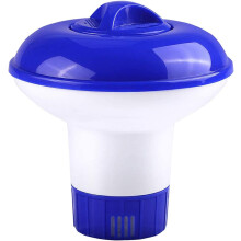 Floating Dispenser Chlorine Tablets Hot Tub Swimming Pool Spa, Floating Pool Chlorine, Chlorine Tablet Holder (5 Inch)