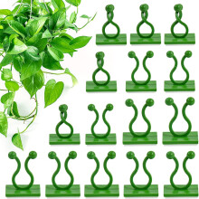 100Pcs Plant Climbing Fixture Clips, Self Adhesive Climbing Plant Support Clips Garden Plant Wall Fixture Clips for Climbing Plants, Gardening Art