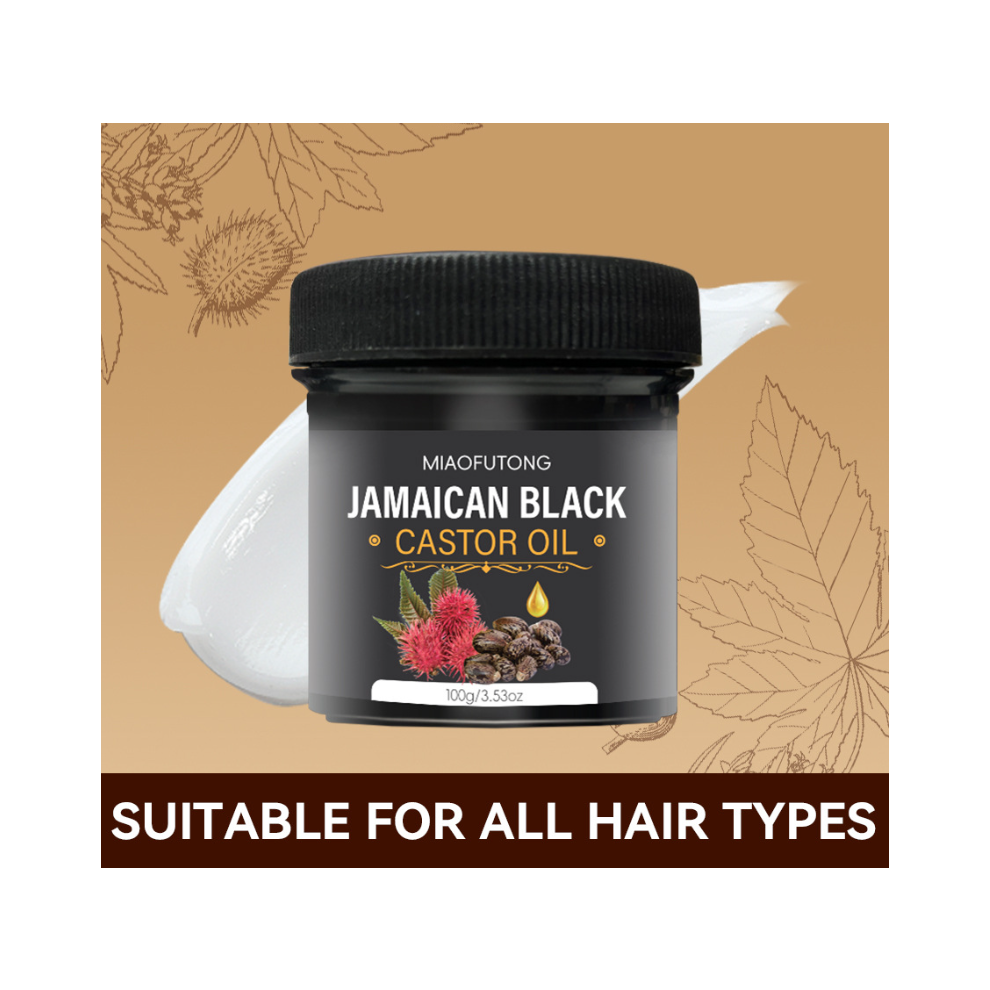 Nydia Black Jamaican Castor Oil Hair Conditioner, Nourishes Hair And Improves Frizziness
