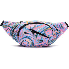 Waist Fanny Pack - Long Keeper Large Fashion or Women Men, 4 Pockets Adjustable Waist Bag for Running Hiking Dog Walking Outdoor
