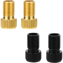 4 stuks Presta naar Schrader fietsventieladapters, adapterconverter van aluminiumlegering voor fietsventielen