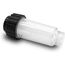 Wasserfilter inklusive Filtereinsatz (5.731-050.0) für alle Kärcher Hochdruckreiniger mit 3/4-Zoll-Wasseranschluss, z. B. Kärcher K2-K7.