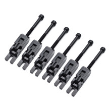 Jeu de 6 pontets de vibrato à double verrouillage pour guitare Floyd Rose avec vis de blocage des cordes