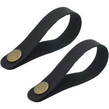 Gitaarband, ukelelebandknop, synthetisch leer, kopadapter voor ukelele, akoestische gitaar, 2 stuks