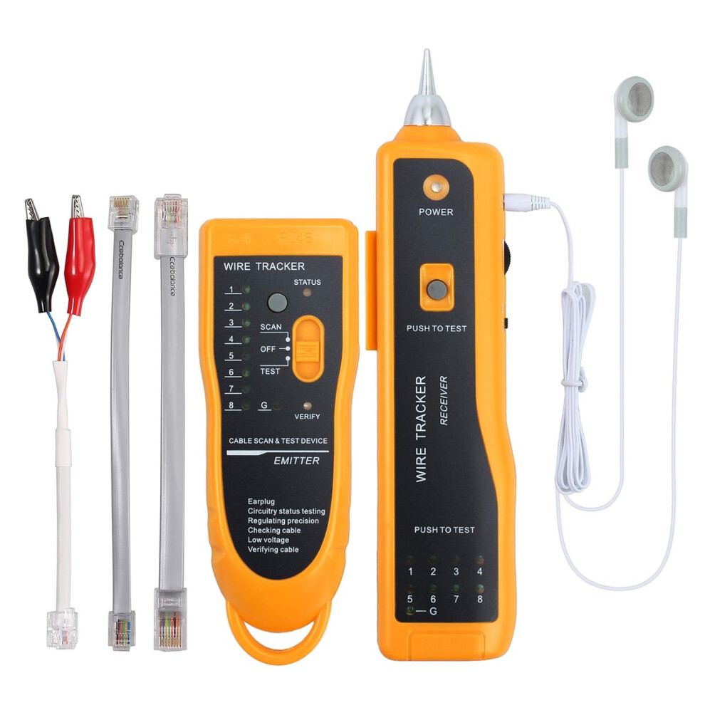 Rj11 Rj45 Cable Tester Line Finder Ethernet Lan Network Cable Tester Multifunction Toner Tracer Tester For Network Cable Collation 749764119886