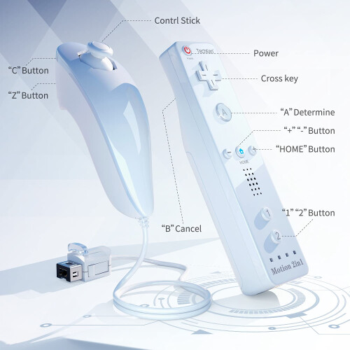Wii Controller Charger Wii Base Station, White 2 1