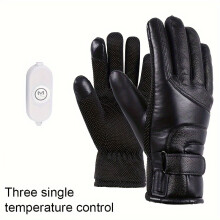 Gants chauffants électriques étanches pour les sports d'hiver - Gardez vos mains au chaud et au sec grâce à leur recharge USB.