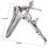 Adjustable metal lip clip Professional Speculum Reusable 4