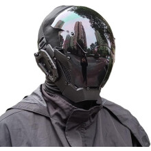 Punk-Maske für Herren, Cosplay-Halloween-Maske, passend für Partys, Musikfestivals und mehr
