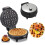 Mini Waffle Make,Waffle Maker Iron Machine, 1000w,Non-stick Coating, Adjustable Temperature Control,Power/Ready Indicator Light,Overheating Protection 1