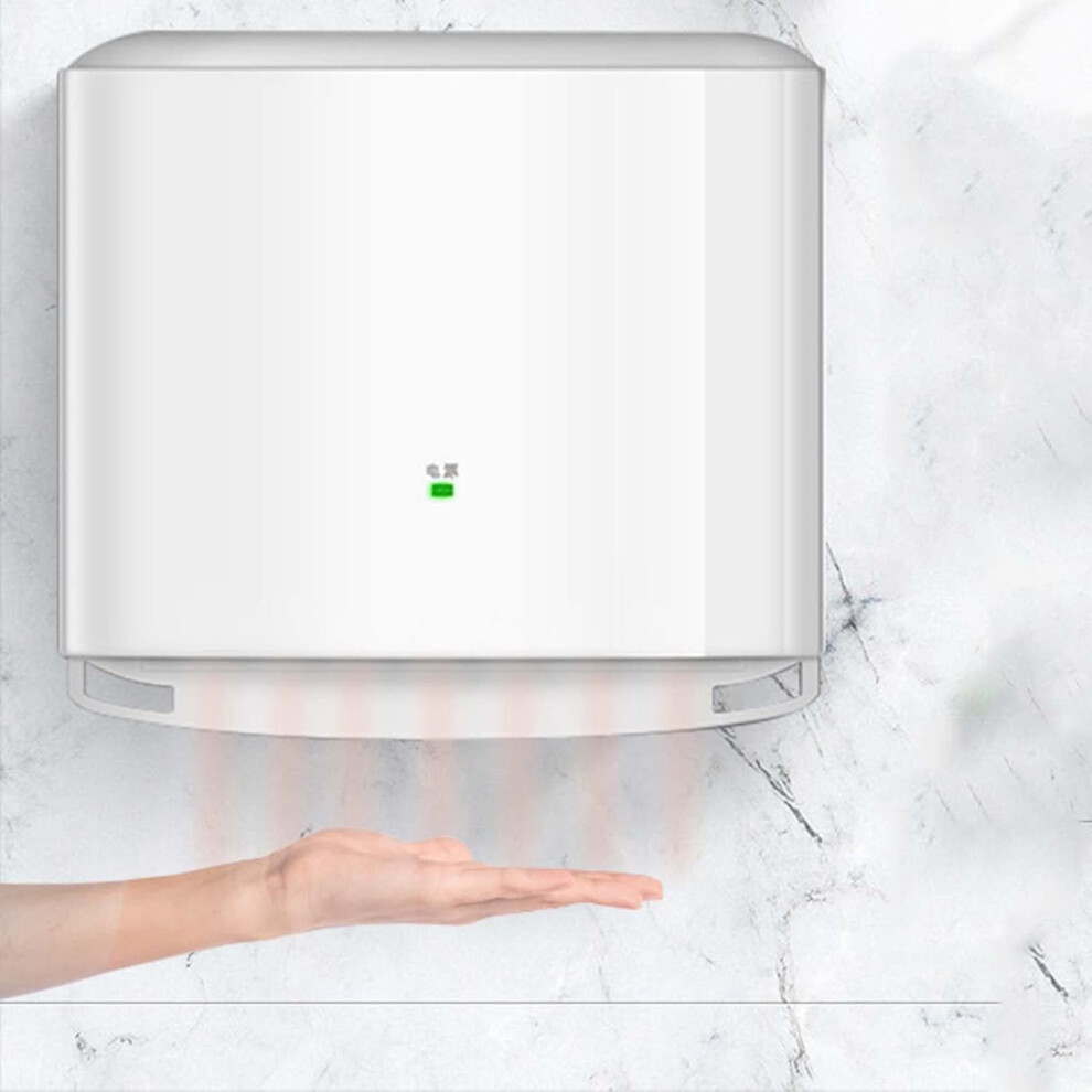 Photos - Other Bathroom Accessories 1450w Automatic Induction Hand Dryer,Quick-Drying High-Speed Hand Dryer, 5-8s Quick-Drying, Adjustable Hot and Cold