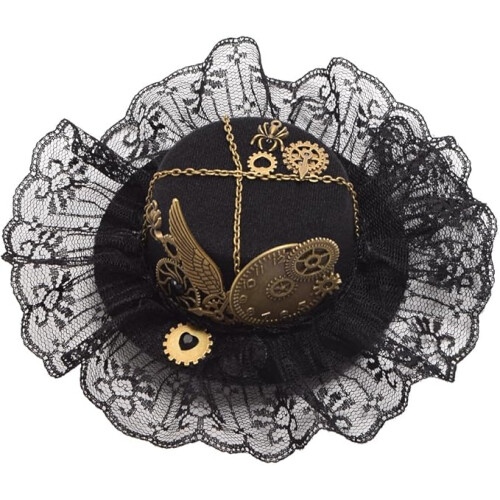 Women's Mini Steampunk Round Hat