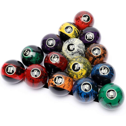Jeu complet de 16 boules de billard professionnelles pour tables de billard