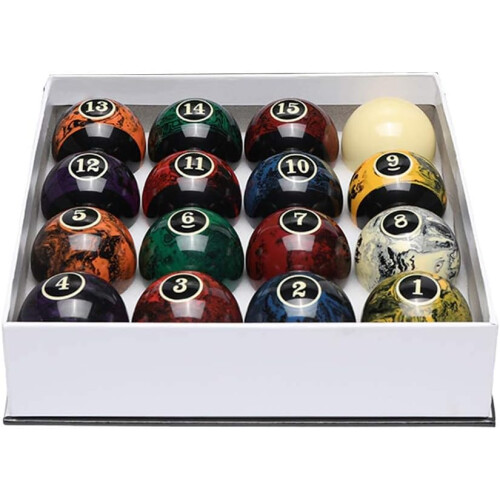 Jeu complet de 16 boules de billard professionnelles pour tables de billard 2