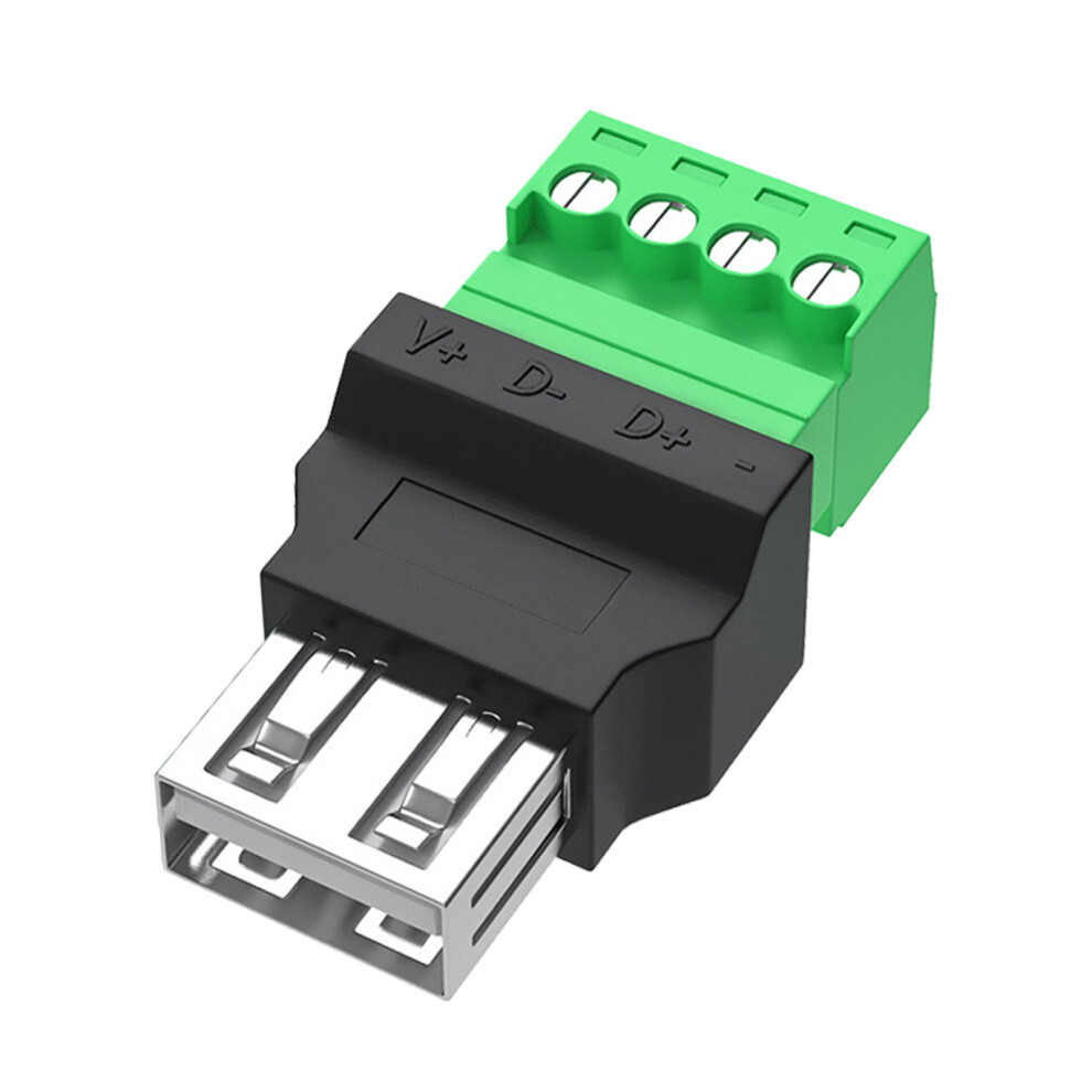 Usb 2.0 Male And Female Connector Usb Turn 4Pin For Electronics Charging And Data Transfer Female Head 7751660199216