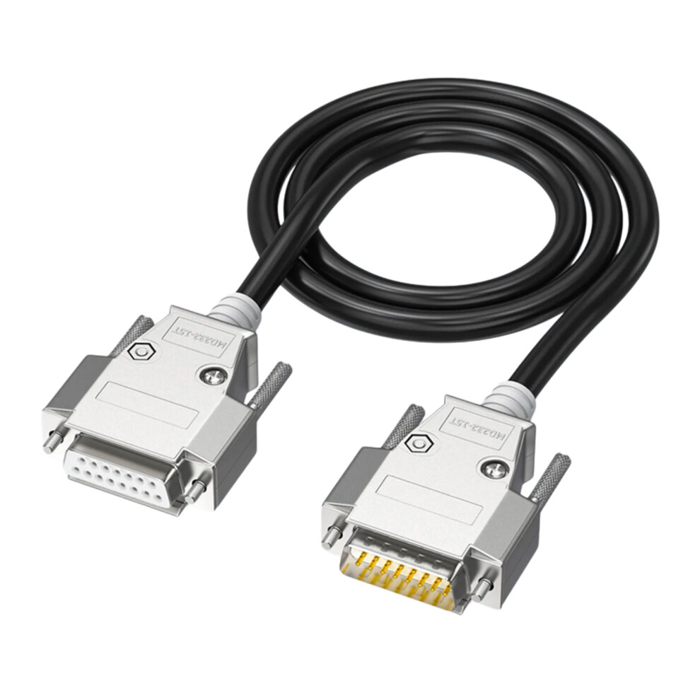 DB15 Male Female Data Cable Connectors Wire Line 26AWG Extender Cord for Cash Registers Computer 1.5m-30m Long 1.5m male to female-image-OPC-PHRGZ57-NEW