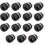 sourcing map DC-022 5.5mmx2.1mm DC Power Jack Socket 3 Pin Female Panel Mount Connector 15pcs 1