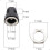 12 Pieces 5.5mmx2.1mm 2 Pins DC Power Jack Female Panel Mounting Connector Socket 2