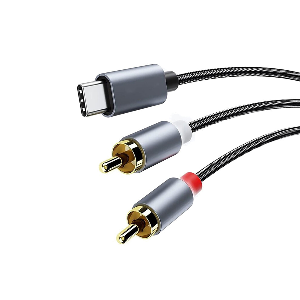 Usb Type C Cable Stereo Sound Transmission Plated Connectors Cord Wire For Mixing Consoles 2M Gold 7751660199711