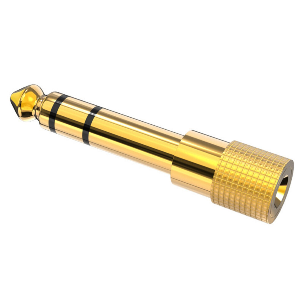 6.5Mm To 3.5Mm Headphone Adapter 3.5Mm To 6.5Mm Sound Converter Enhances Sound For Mixing Consoles 6.5 To 3.5 7751660196451