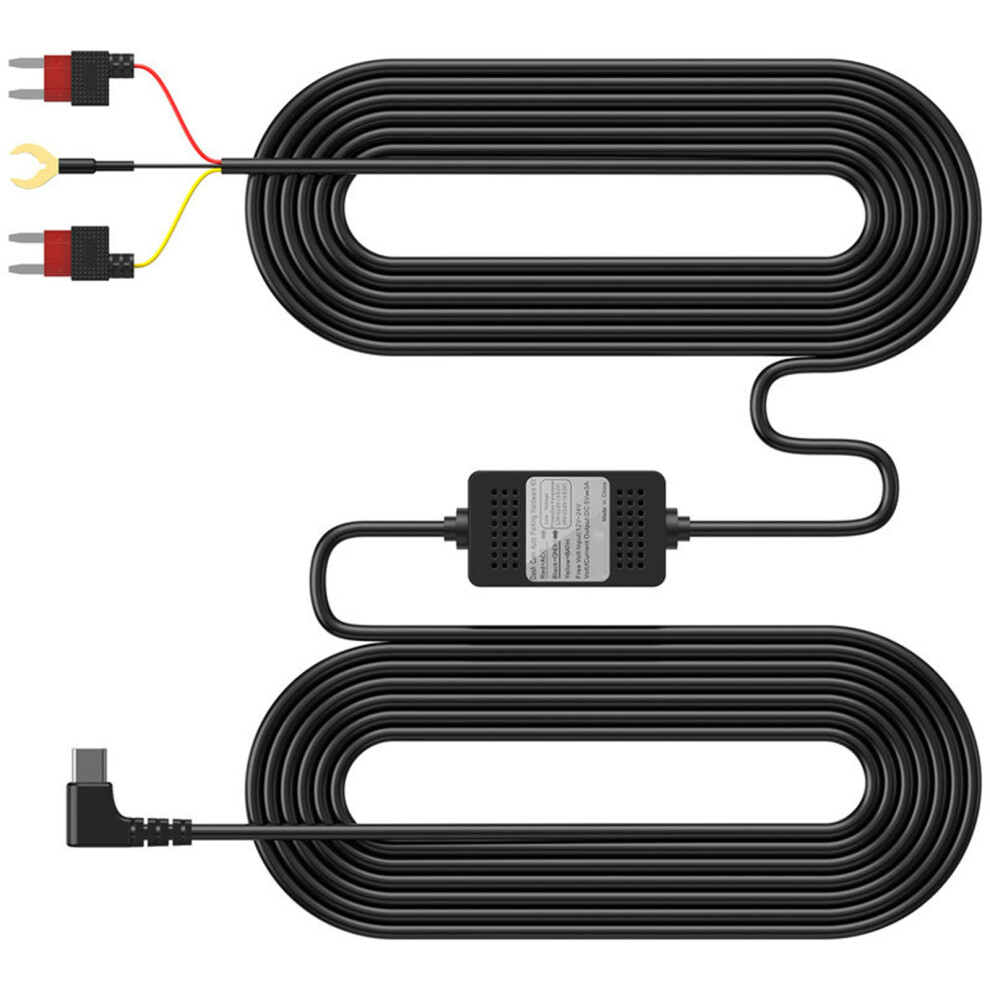 Dashcam Hardwire Set Usb C Hard Wire Set Usb C Power Port For 24Hour Parking Safe And Stable Power Supply Separate Cable 7751660197595