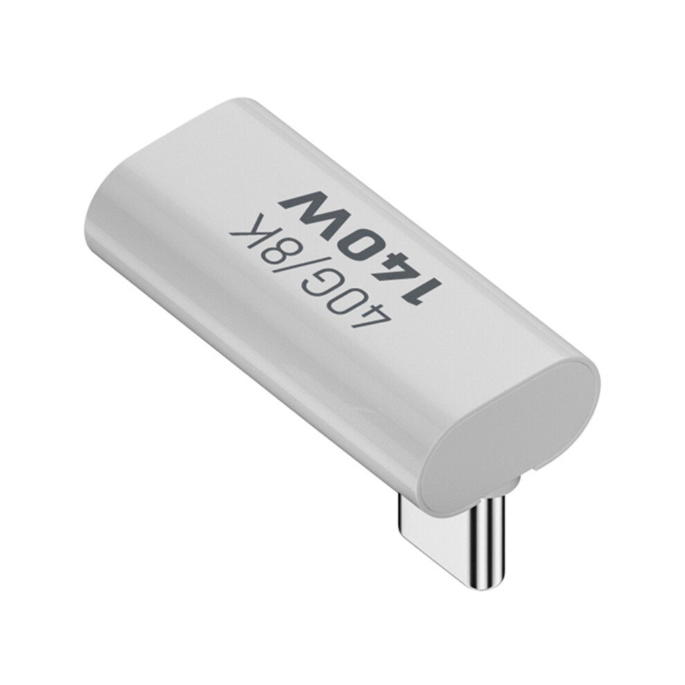 Adapter 140W 40G 8K Usbc Connector For Laptops Smartphones And Tablets High Speed Charging And Data Transfer Usb C Middle Bend 7751680211974