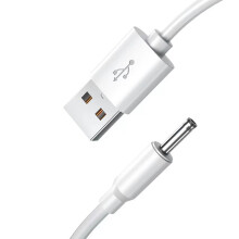 25cm/1m/1.5m/2m USB to DC3.5x1.35mm Power Cord Extension Line 5V Charging for Small Fan Desk Light 1m