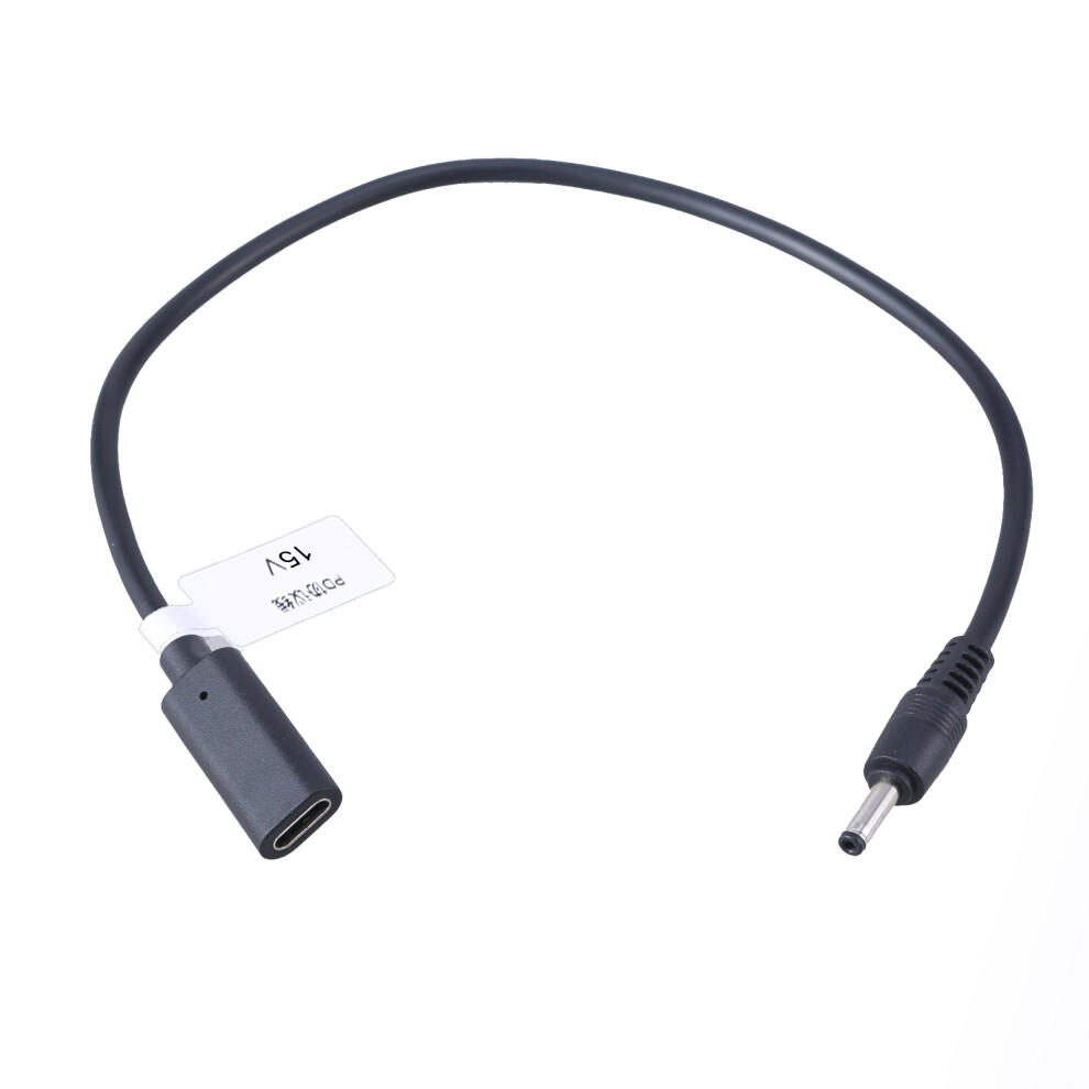 Usb C To 3.5X1.35mm Power Cable Female To Male Connectors Adapter Cord For Laptops Monitors Routers Supports Up To 3A 15V 7751680212933