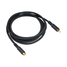 Music Extension Cable for Subwoofer, Male to Female Cable with Gold Plated Connectors for Analog