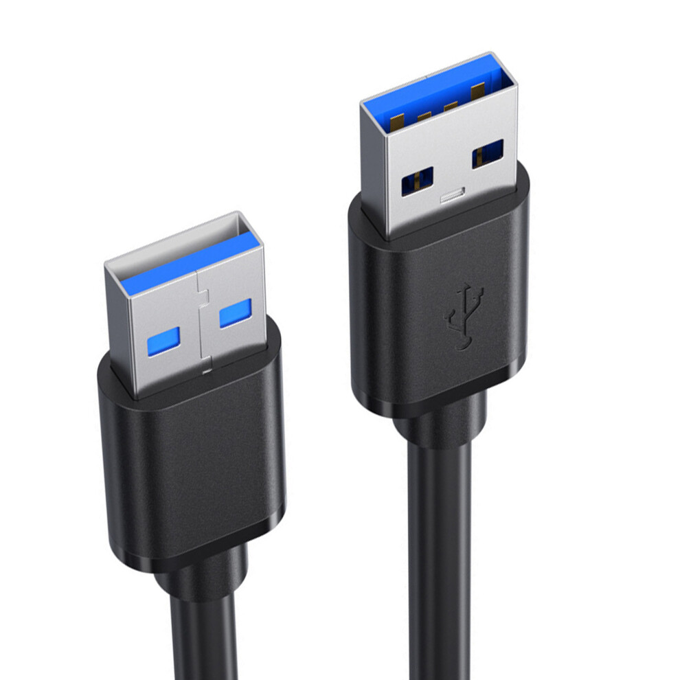 Usb3.0 Male To Male Cable Usb A To Usb A Highly Speed Data Cord For Fast Data Transfer & Charging For Hard Drives Camera 1.5M 7751680215897