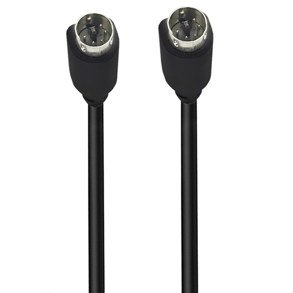 Small Din 5Pin Adapter Cable Excellent Electrical Conductivity 5Pin Male To Male Cable For Media Centers Receiver 1.8 Meters Straight To Straight 7751680219758