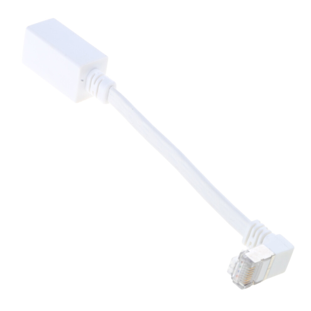 Ethernet Extension Cable Networking Cat7 Ethernet Extender Cable Adapter Rj45 Cord Shielded Male To Female Connector 15Cm W Upward Bend Gold 7751680219901