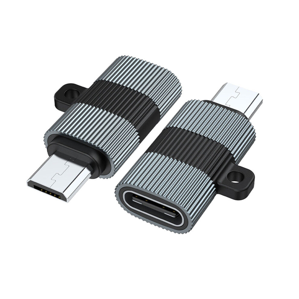 Metal Usb Type C Female To Microusb Male Adapters 480Mbps Data Converters Charging Adapters For Phone Laptops Male 7751680220761