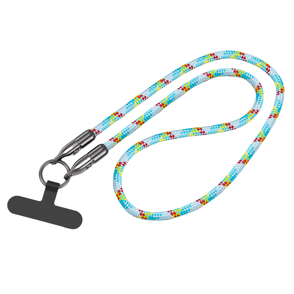 Chain, Lanyard For Smartphones With 2 Patches 240W Usb C Fast Charging Cable Straps Blue 7751680220358
