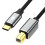 Type C Printer Cable USB C to USB B Male Fast Speed Cord for Printers Scanners and Controller Devices 1m 6