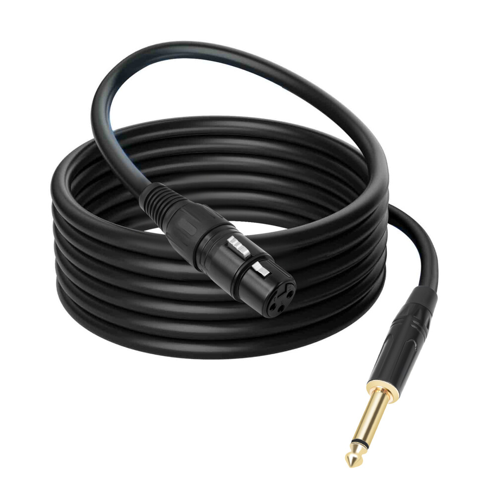 1/4Inch 6.35Mm To 3Pins Female Auditory Cable For Mixers And Amplifier Connection 10M 7751680217495