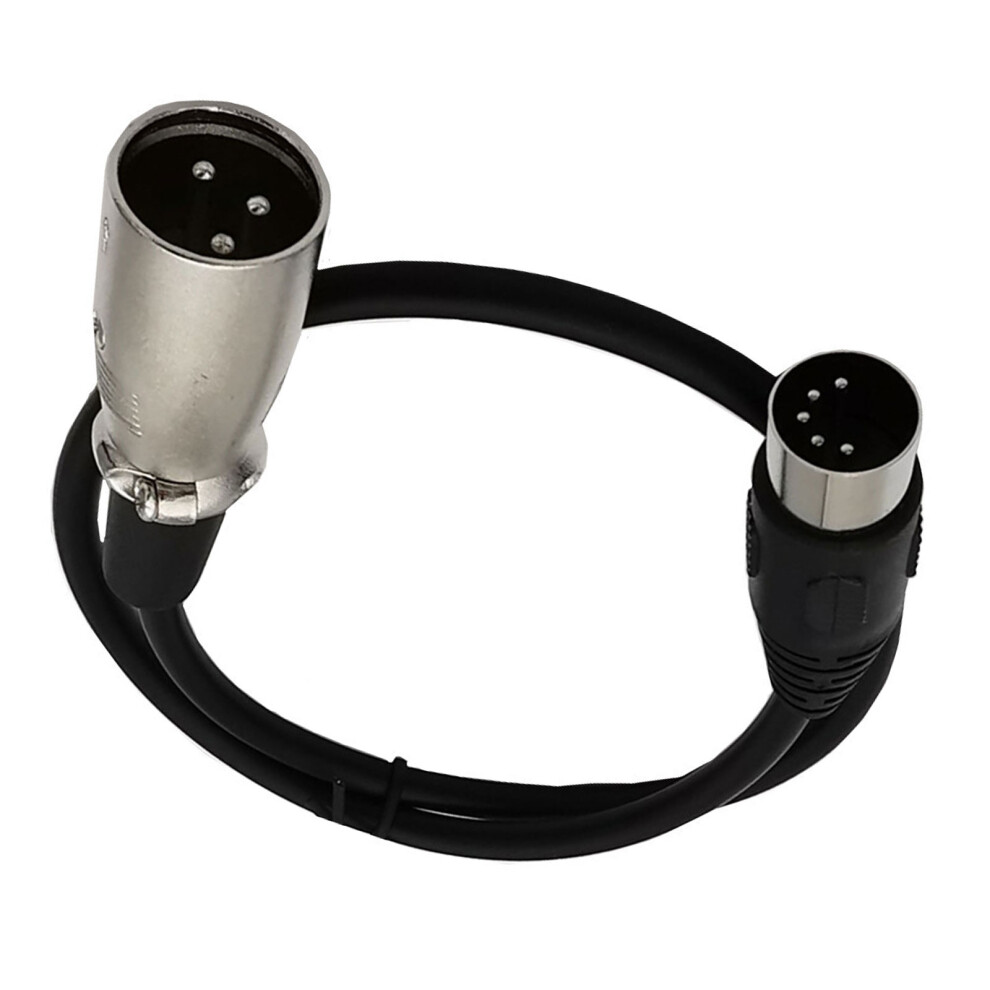 Din 5Pin Male To 3Pin Female/Male Sound Extension Adapter Connector Cable For Musical Instrument Equipment Din Male To M 7751680220754