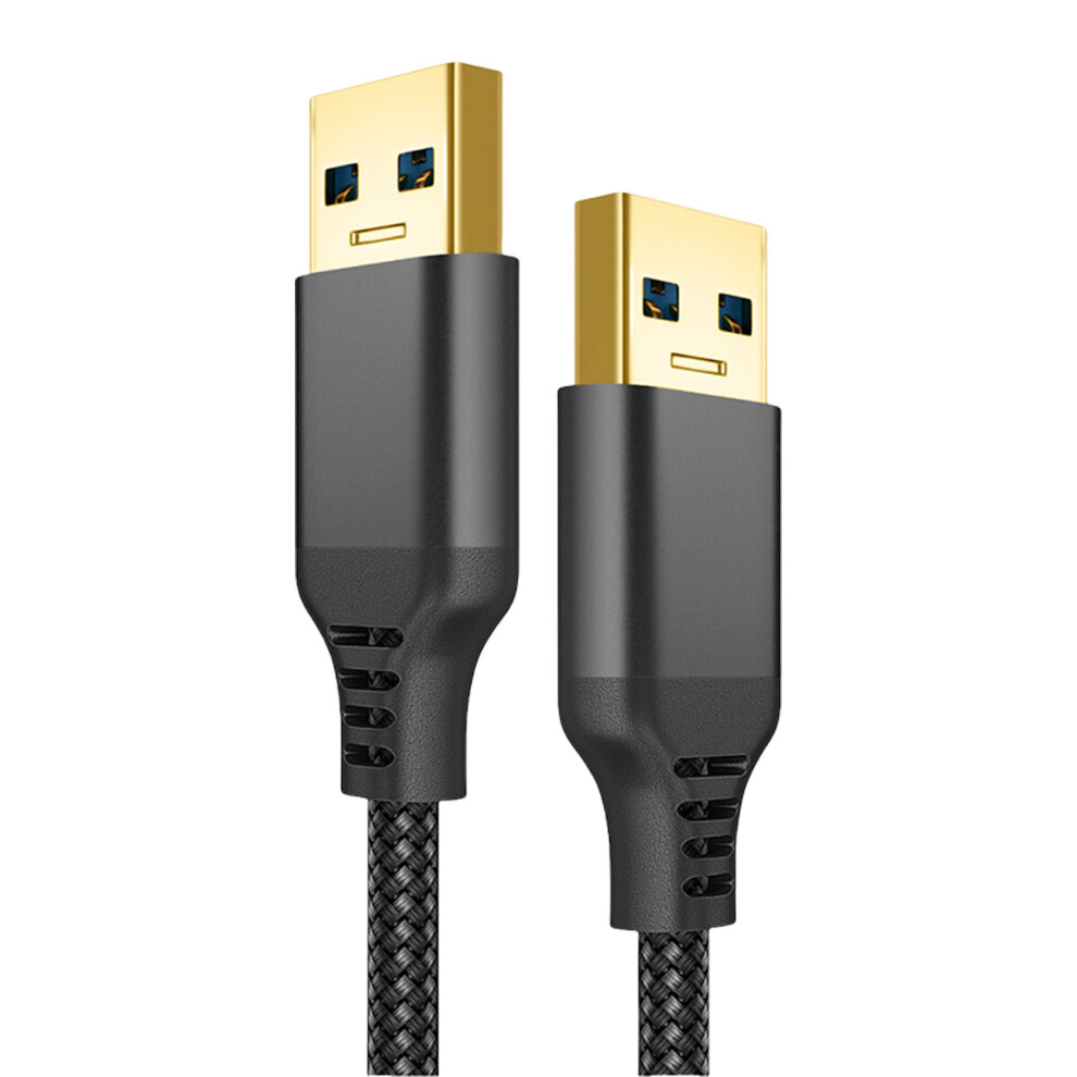 Fast Speed Usb3.0 Male To Male Cable 5Gbps Data Transfer Wire For Printers And Usb3.0 Devices 1M Black 7751680219406