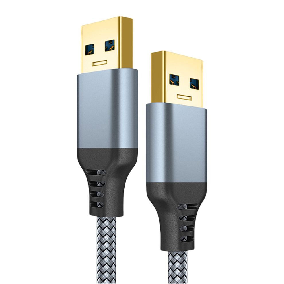 Fast Speed Usb3.0 Male To Male Cable 5Gbps Data Transfer Wire For Printers And Usb3.0 Devices 1M Grey 7751680219413